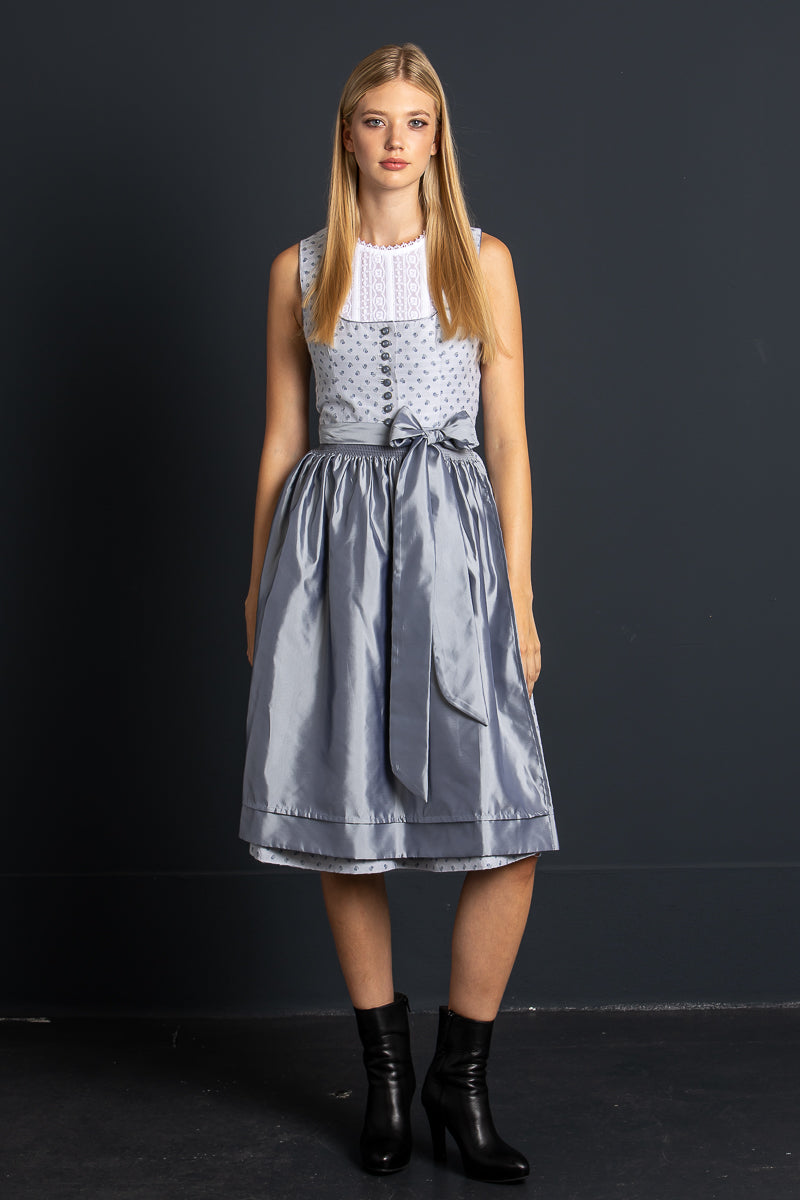 Heimatglück Dirndl Annemarie hellblau Vorderansicht | Heimatglück dirndl Annemarie light blue front view