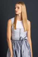 Heimatglück Dirndl Annemarie hellblau Detail Mieder | Heimatglück dirndl Annemarie light blue bodice detail