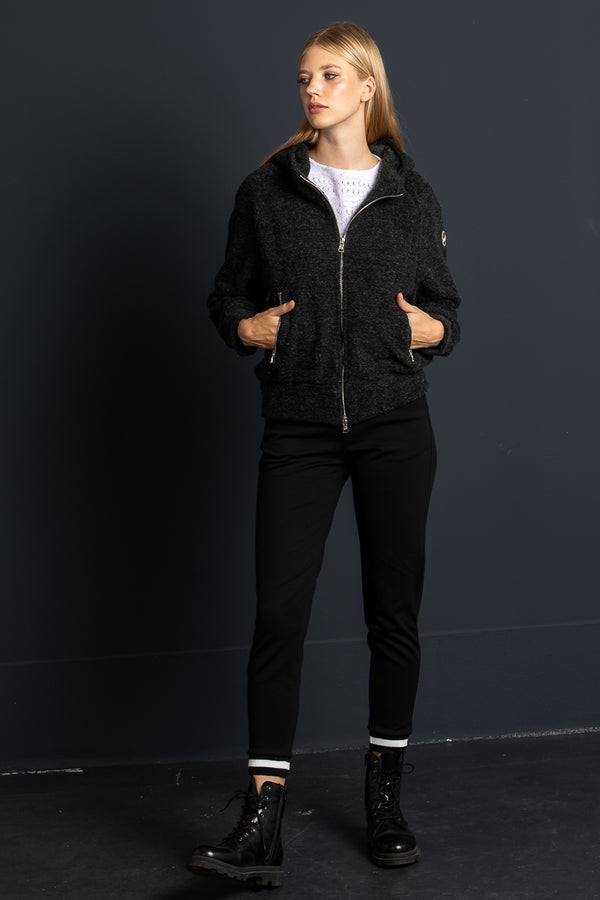 Colmar Bomberjacke anthrazit Vorderansicht | Colmar Bomber Jacket anthracite front view
