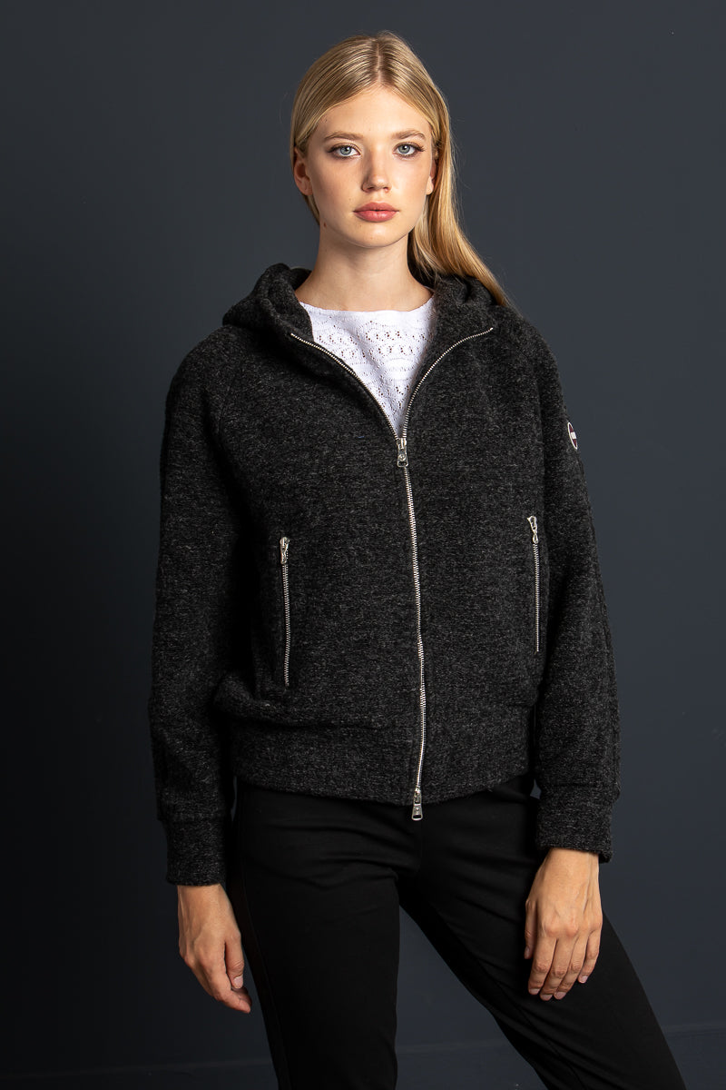 Colmar Bomberjacke anthrazit Rückansicht | Colmar Bomber Jacket anthracite back view