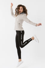 Almliebe Wanderhose Schmalhorn schwarz Getragen | Almliebe hiking leggings Schmalhorn black worn
