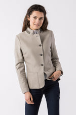 Josef & Anna Walk Blazer Carolin Offwhite Vorderansicht | Josef & Anna Walk Blazer Carolin off-white front view