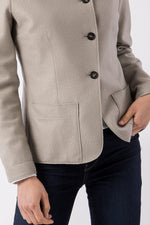 Josef & Anna Walk Blazer Carolin Offwhite Rückansicht | Josef & Anna Walk Blazer Carolin off-white back view