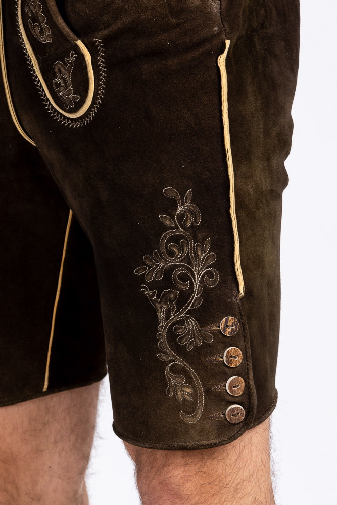 Meindl Lederhose Loisachtal ahorn Rückansicht | Meindl Lederhose Loisachtal maple back view