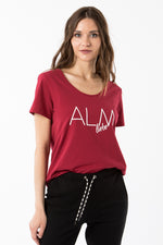 Almliebe T-Shirt Jochberg rot