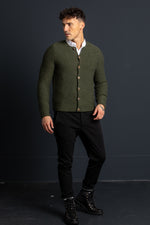 Gottseidank Strickjanker Franz bronze Detail | Gottseidank Knit Jacket Franz bronze detail