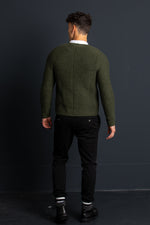 Gottseidank Strickjanker Franz bronze Getragen | Gottseidank Knit Jacket Franz bronze worn