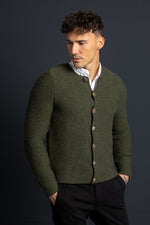 Gottseidank Strickjanker Franz bronze Vorderansicht | Gottseidank Knit Jacket Franz bronze front view