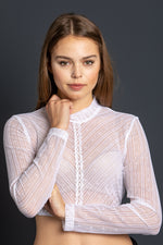 Wenger Dirndlbluse Lisbeth weiß Vorderansicht | Wenger dirndl blouse Lisbeth white front view