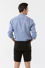 Almliebe Canvashose Wildspitze schwarz Detail | Almliebe canvas trousers Wildspitze black detail