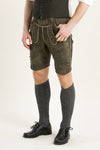 Ledergott Lederhose Leo antikbraun Vorderansicht | Ledergott Lederhose Leo antique brown front view