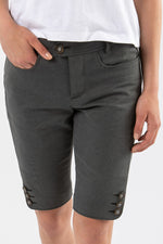 Almliebe Canvashose Wank anthrazit Detail | Almliebe canvas trousers Wank anthracite detail