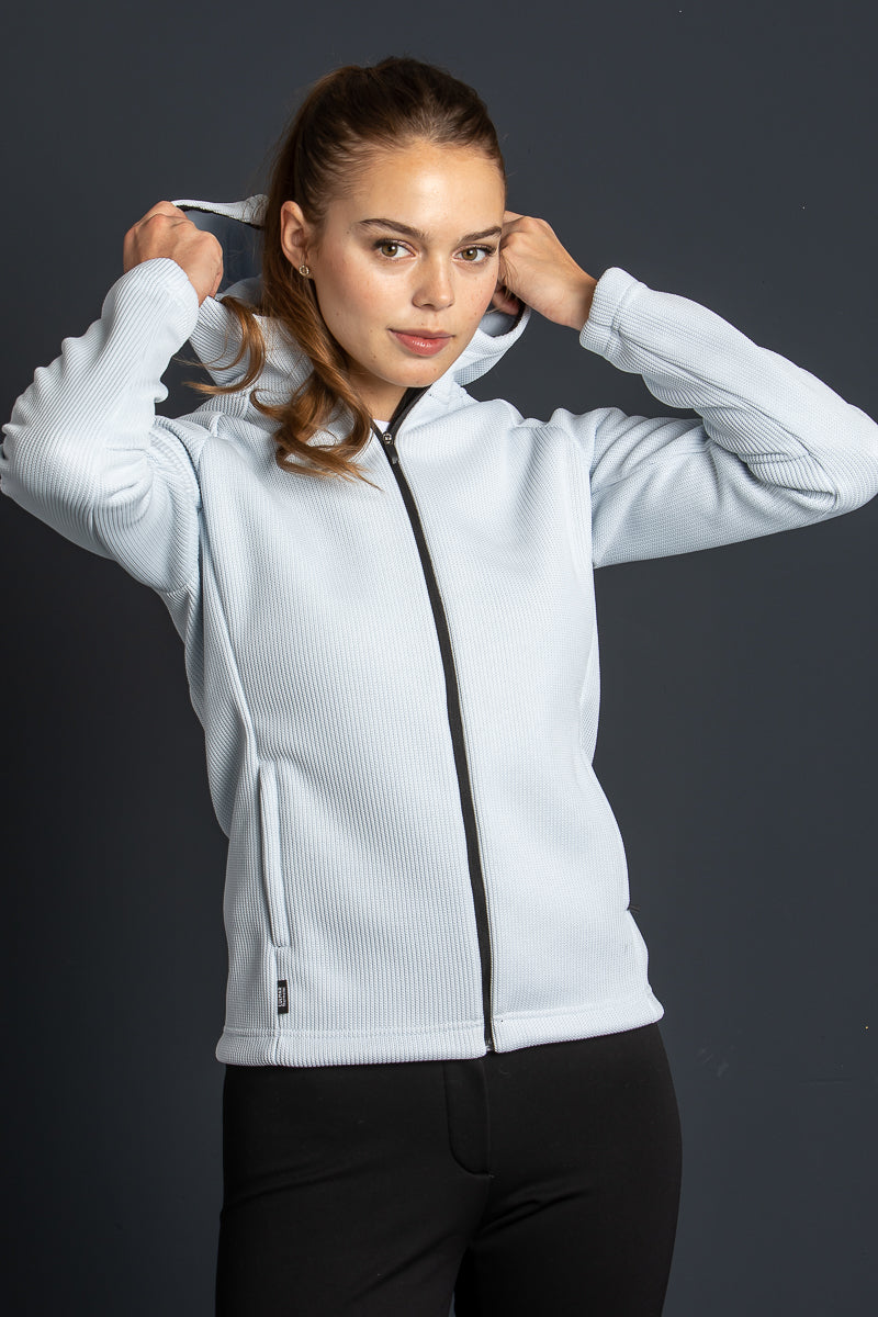 Colmar Fleecejacke hellblau Detail | Colmar Fleece Jacket light blue detail