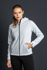 Colmar Fleecejacke hellblau Detail | Colmar Fleece Jacket light blue detail