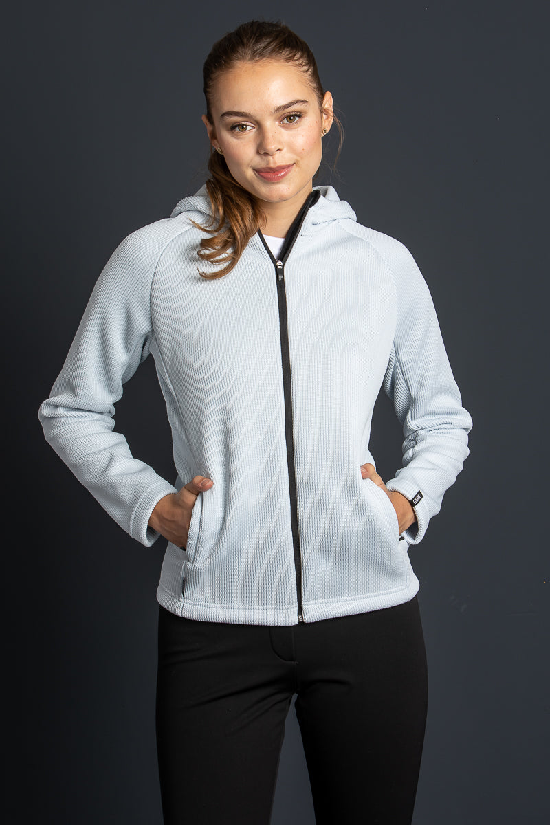 Colmar Fleecejacke hellblau Detail | Colmar Fleece Jacket light blue detail