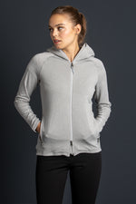 Houdini Fleecejacke Outright Cloudy Gray Rückansicht | Houdini fleece Outright Cloudy Gray back view