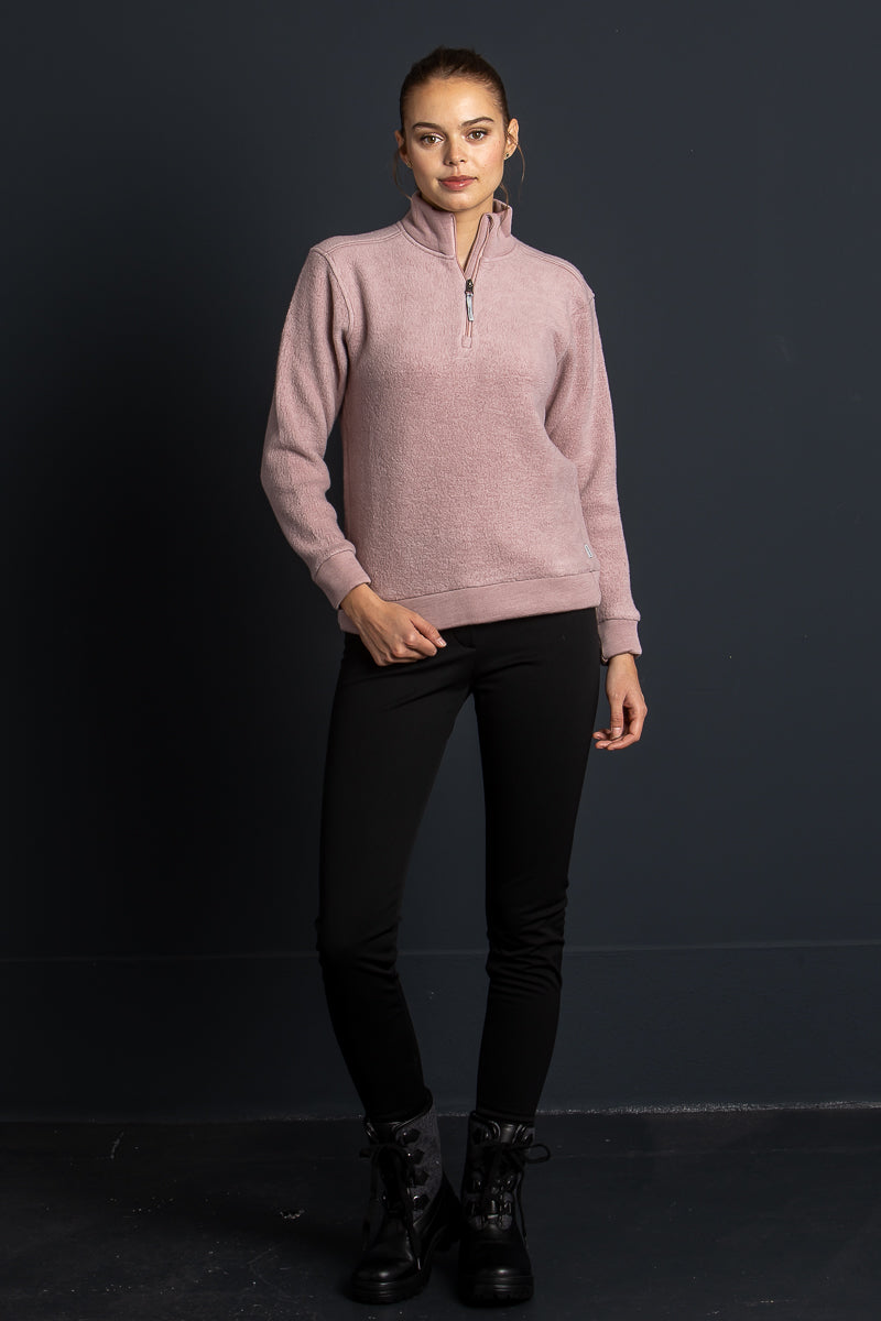 Houdini Pullover Alto pink Vorderansicht | Houdini sweater Alto pink front view