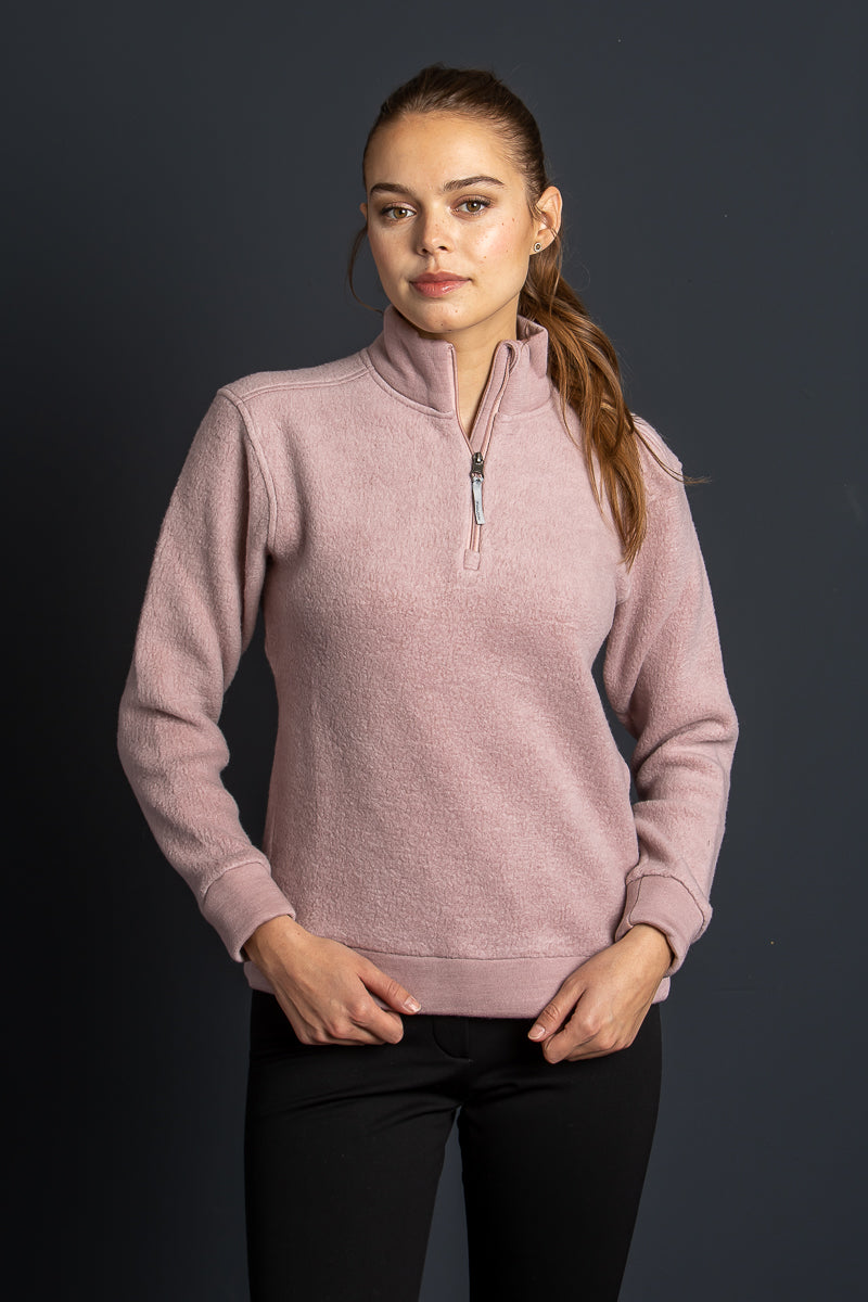 Houdini Pullover Alto pink Detail | Houdini sweater Alto pink detail