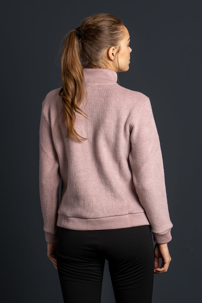 Houdini Pullover Alto pink Detail | Houdini sweater Alto pink detail