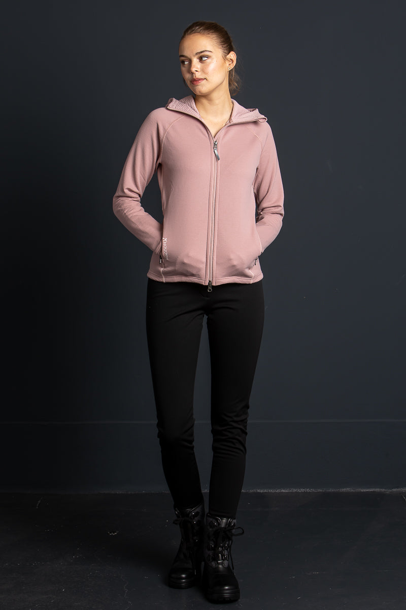 Houdini Fleecejacke Mono Air Pink Moon Vorderansicht | Houdini fleece Mono Air Pink Moon front view