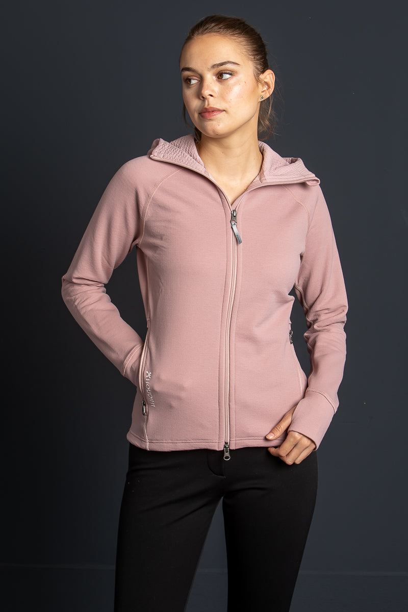 Houdini Fleecejacke Mono Air Pink Moon Rückansicht | Houdini fleece Mono Air Pink Moon back view