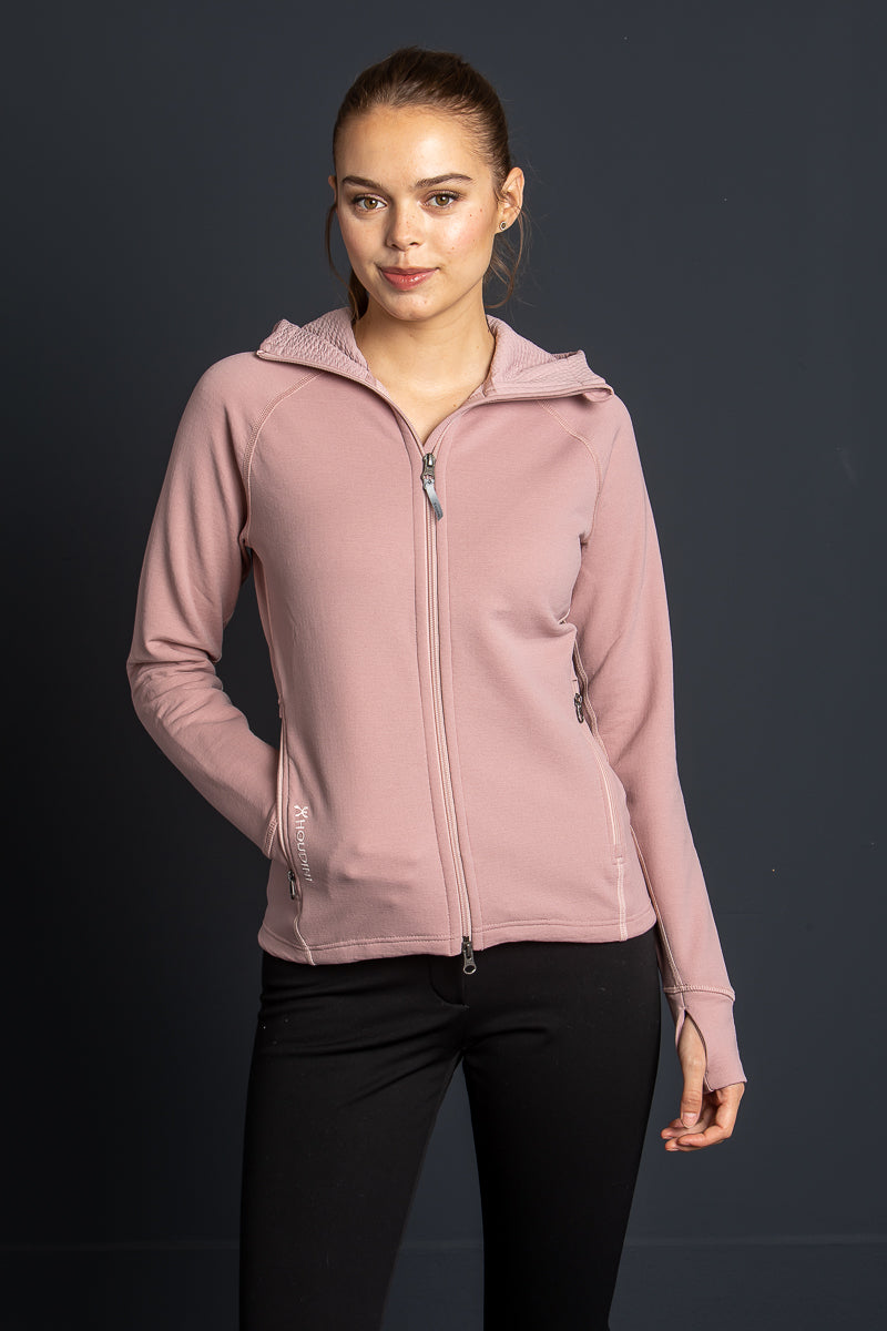 Houdini Fleecejacke Mono Air Pink Moon Getragen | Houdini fleece Mono Air Pink Moon worn