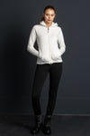Houdini Fleecejacke Power Houdi natural Vorderansicht | Houdini fleece Power Houdi natural front view