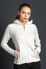 Houdini Fleecejacke Power Houdi natural Detail | Houdini fleece Power Houdi natural detail