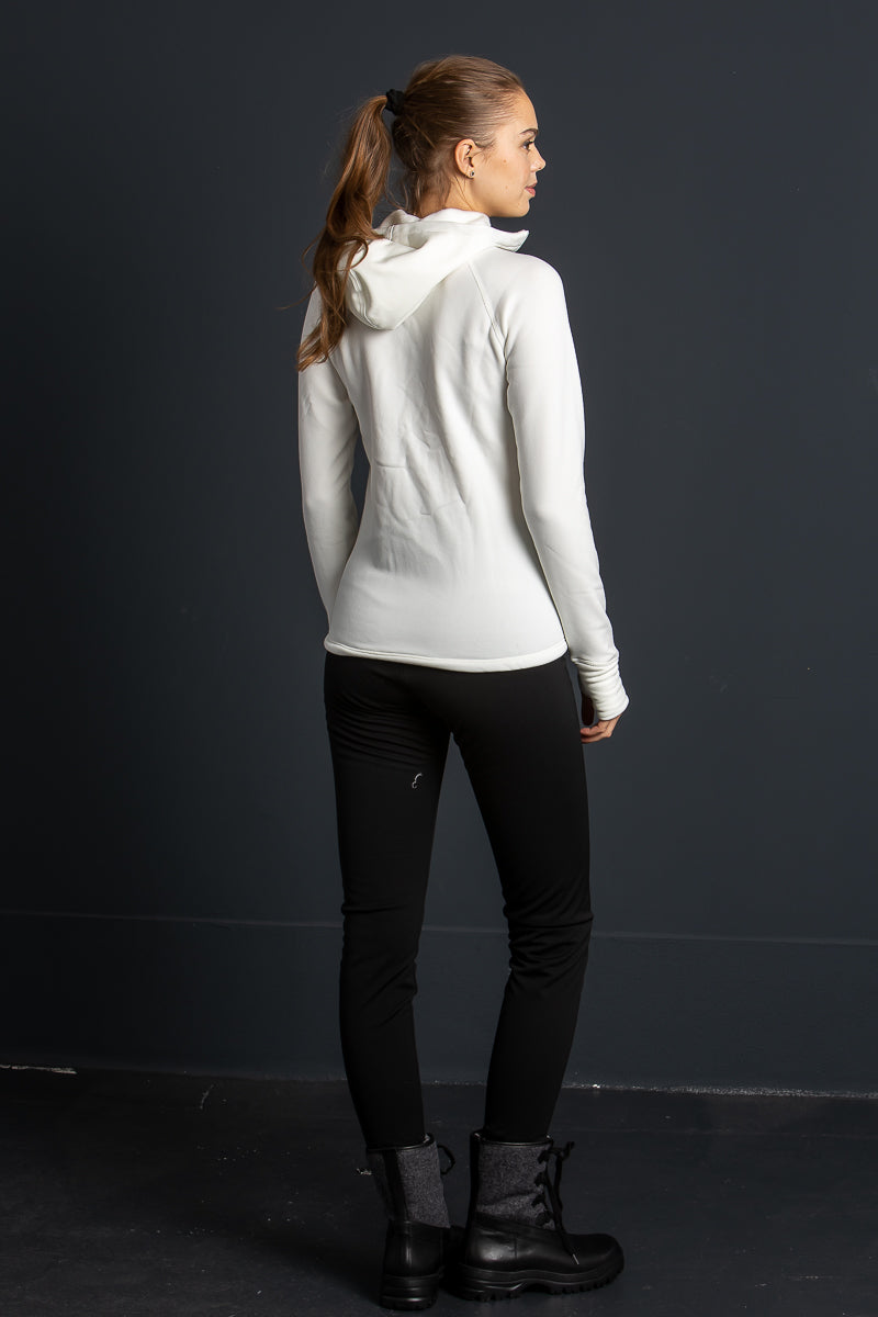 Houdini Fleecejacke Power Houdi natural Getragen | Houdini fleece Power Houdi natural worn