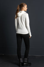 Houdini Fleecejacke Power Houdi natural Getragen | Houdini fleece Power Houdi natural worn