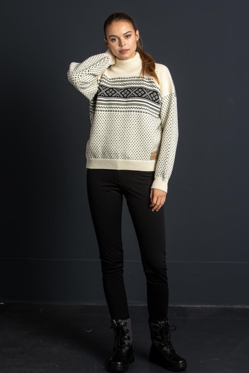 Dale of Norway Norwegerpulli Valloy ecru Vorderansicht | Dale of Norway Norwegian sweater Valloy ecru front view