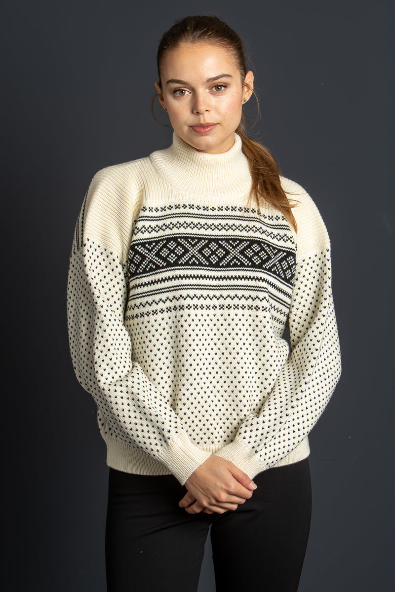 Dale of Norway Norwegerpulli Valloy ecru Rückansicht | Dale of Norway Norwegian sweater Valloy ecru back view