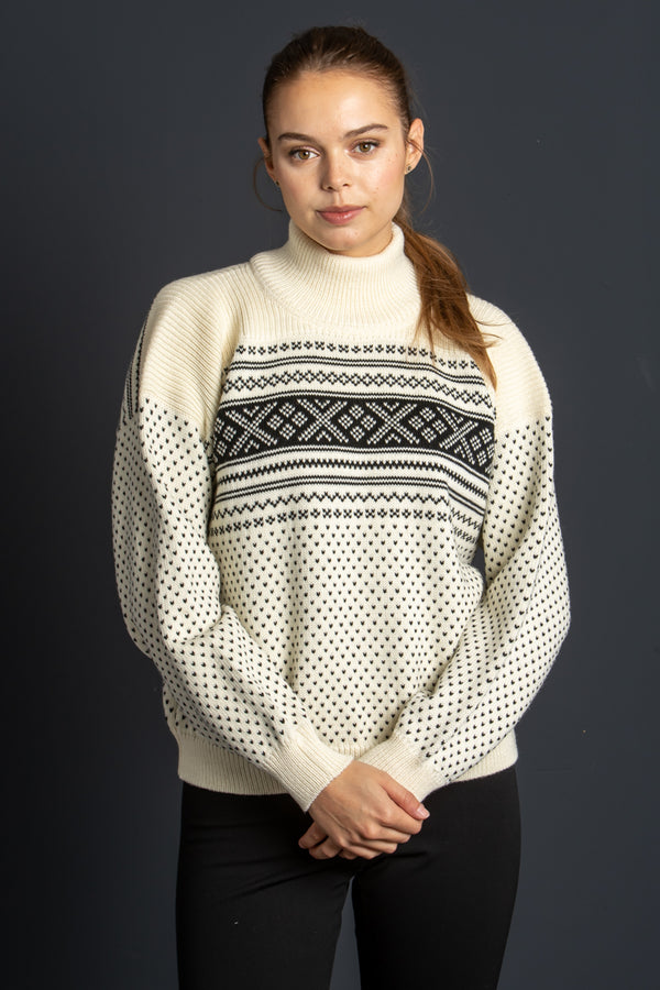 Dale of Norway Norwegerpulli Valloy ecru Rückansicht | Dale of Norway Norwegian sweater Valloy ecru back view