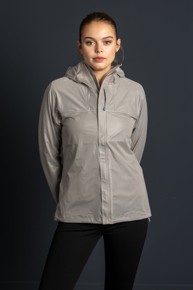 Houdini Shelljacke The Orange taupe Rückansicht | Houdini shell jacket The Orange taupe back view