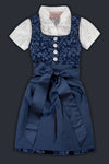 Alissa by Kinga Mathe Kinderdirndl Evi nachtblau Vorderansicht | Alissa by Kinga Mathe children's dirndl Evi night blue front view