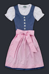 Hammerschmid Kinderdirndl Bergsee blau rosa