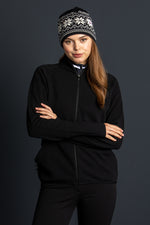 Colmar Zip-Jacke Damen Schwarz Detail | Colmar zip jacket women black detail