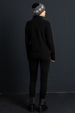 Colmar Zip-Jacke Damen Schwarz Detail | Colmar zip jacket women black detail