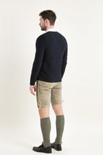 Gottseidank Strickjanker Aloisius Carbonblau