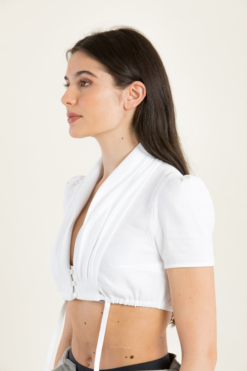 Gottseidank Dirndlbluse Adriana Rückansicht | Gottseidank Dirndl Blouse Adriana back view