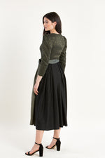 Gottseidank Ärmeldirndl Amelie Lindengrün Getragen | Gottseidank Sleeved dirndl Amelie Linden green worn