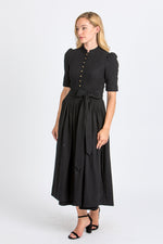 Gottseidank Ärmeldirndl Aurelia schwarzblau Getragen | Gottseidank sleeved dirndl Aurelia black blue worn