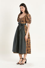 Gottseidank Ärmeldirndl Carolina curry Vorderansicht | Gottseidank sleeved dirndl Carolina curry front view