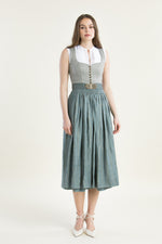 Gottseidank Dirndl Hedi cloud blue/blautanne Rückansicht | Gottseidank Dirndl Hedi cloud blue/pine blue back view