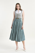 Gottseidank Dirndl Hedi cloud blue/blautanne Detail | Gottseidank Dirndl Hedi cloud blue/pine blue detail