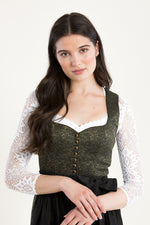 Gottseidank Dirndl Hedi lindengrün Rückansicht | Gottseidank Dirndl Hedi linden green back view