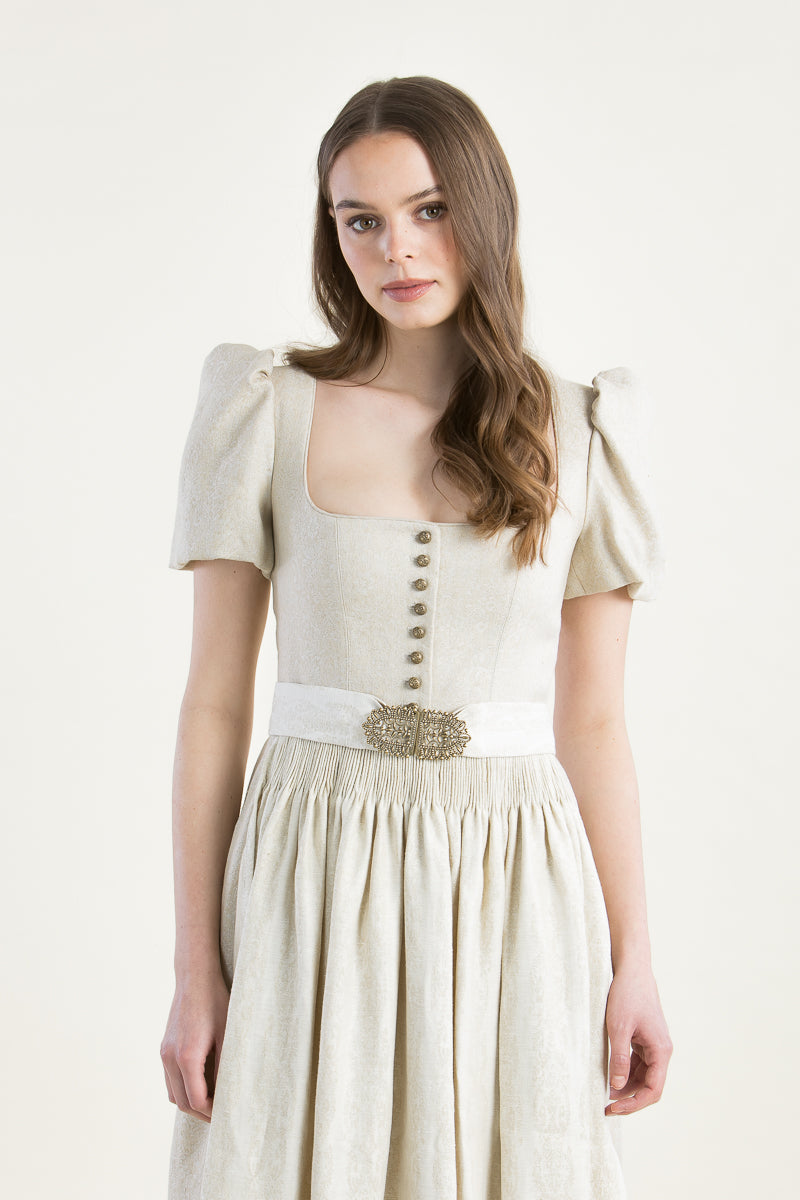Gottseidank Ärmeldirndl Laura offwhite Detail | Gottseidank Ärmeldirndl Laura off-white detail