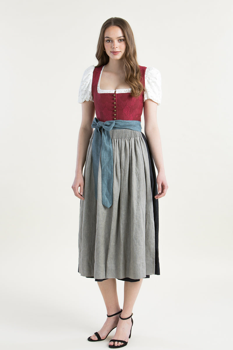 Gottseidank Dirndl Monika granatapfel Detail | Gottseidank Dirndl Monika pomegranate detail