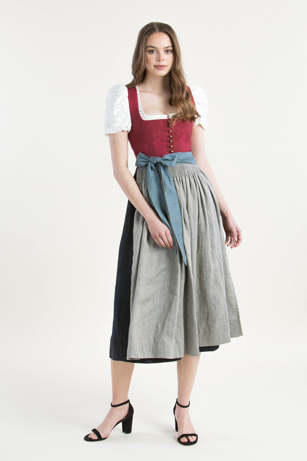 Gottseidank Dirndl Monika granatapfel Detail | Gottseidank Dirndl Monika pomegranate detail