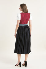 Gottseidank Dirndl Monika granatapfel Detail | Gottseidank Dirndl Monika pomegranate detail